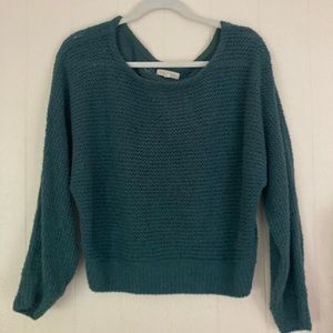 Teal blue L.A. hearts sweater